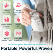 Portable Mesh Nebulizer - Respiratory RSV & Cough Relief (for Infants & Adults) image 2