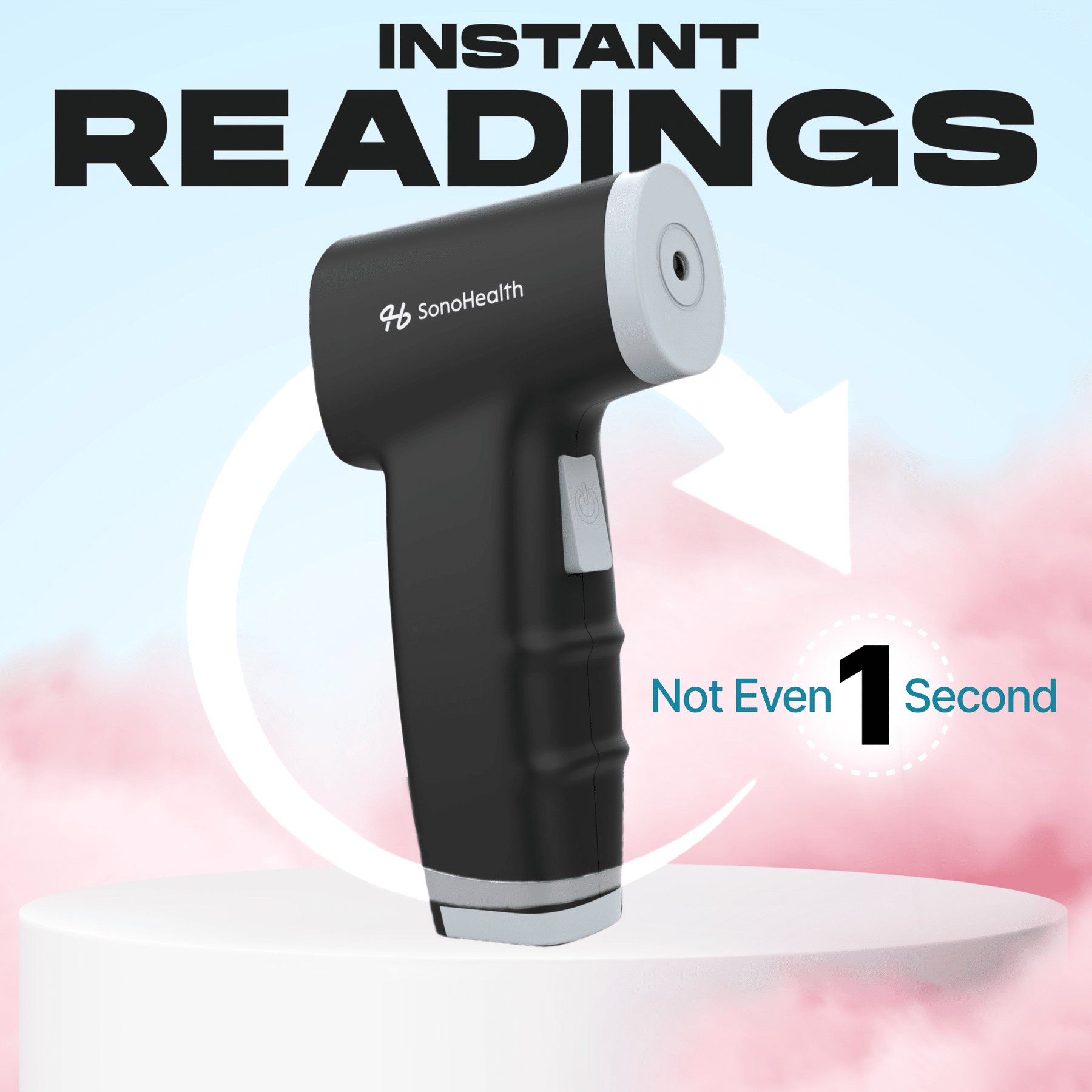 ThermoMax - Smart Medical Grade Touch-less Forehead Thermometer - Bluetooth and App Connectivity with Built-in Memory image 2