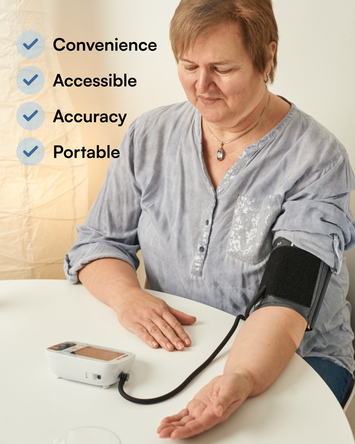 BPpro - FDA Approved Blood Pressure Monitor – Extra Large Screen, Dual User, Built-in Memory image 2