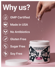 Cowabunga Bovine Colostrum Powder - Superfood with Gut Health Benefits - Immunity Support, Hair Growth and More! image 2