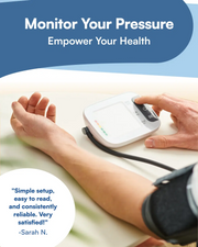 BPpro - FDA Approved Blood Pressure Monitor – Extra Large Screen, Dual User, Built-in Memory image 3