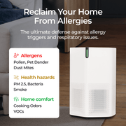 SonoHealth AirPro HEPA 14 Air Purifier with 3-Stage Filtration and UV-C Function