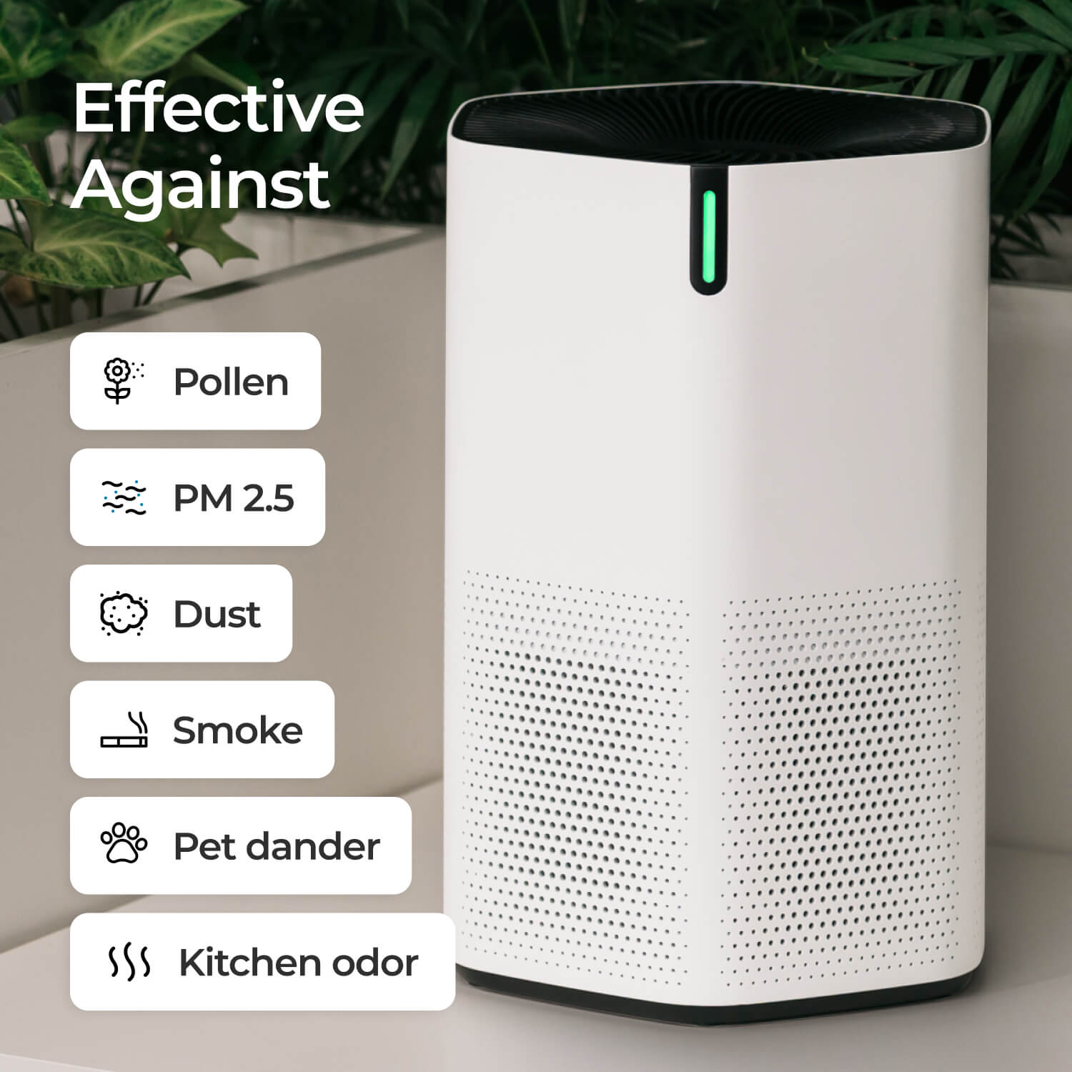 SonoHealth AirPro HEPA 14 Air Purifier with 3-Stage Filtration and UV-C Function