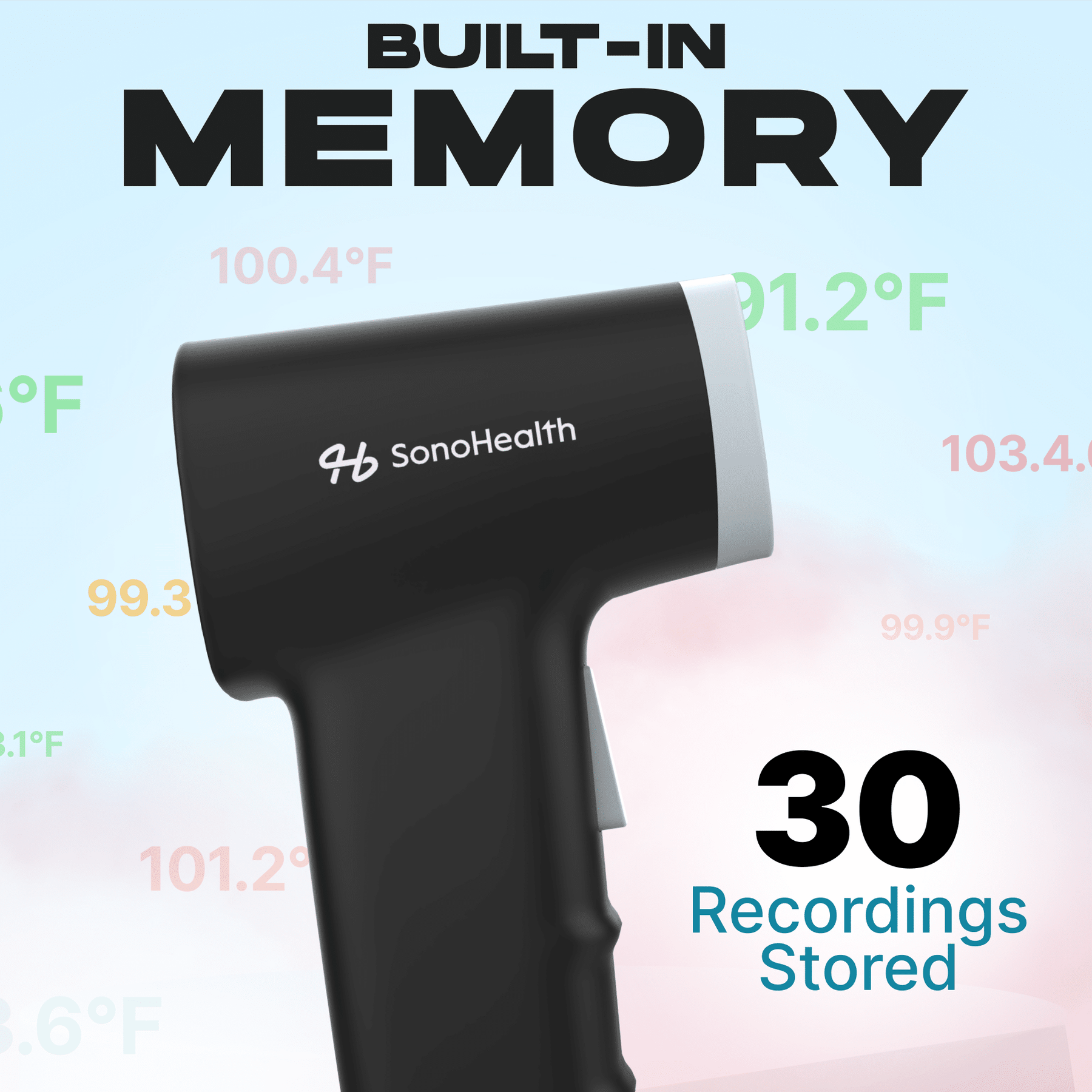 ThermoMax - Smart Medical Grade Touch-less Forehead Thermometer - Bluetooth and App Connectivity with Built-in Memory image 6