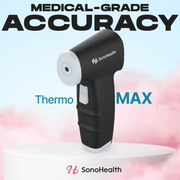ThermoMax - Smart Medical Grade Touch-less Forehead Thermometer - Bluetooth and App Connectivity with Built-in Memory image 1