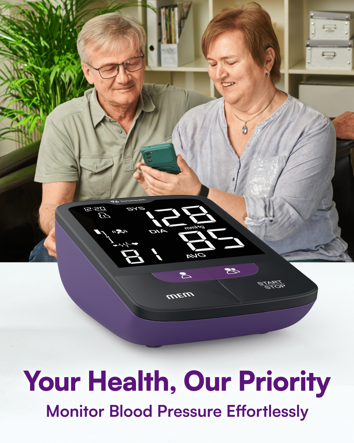 BPMAX – FDA Cleared - Smart Blood Pressure Monitor with Talking Voice Function for Elderly and Legally Blind image 4