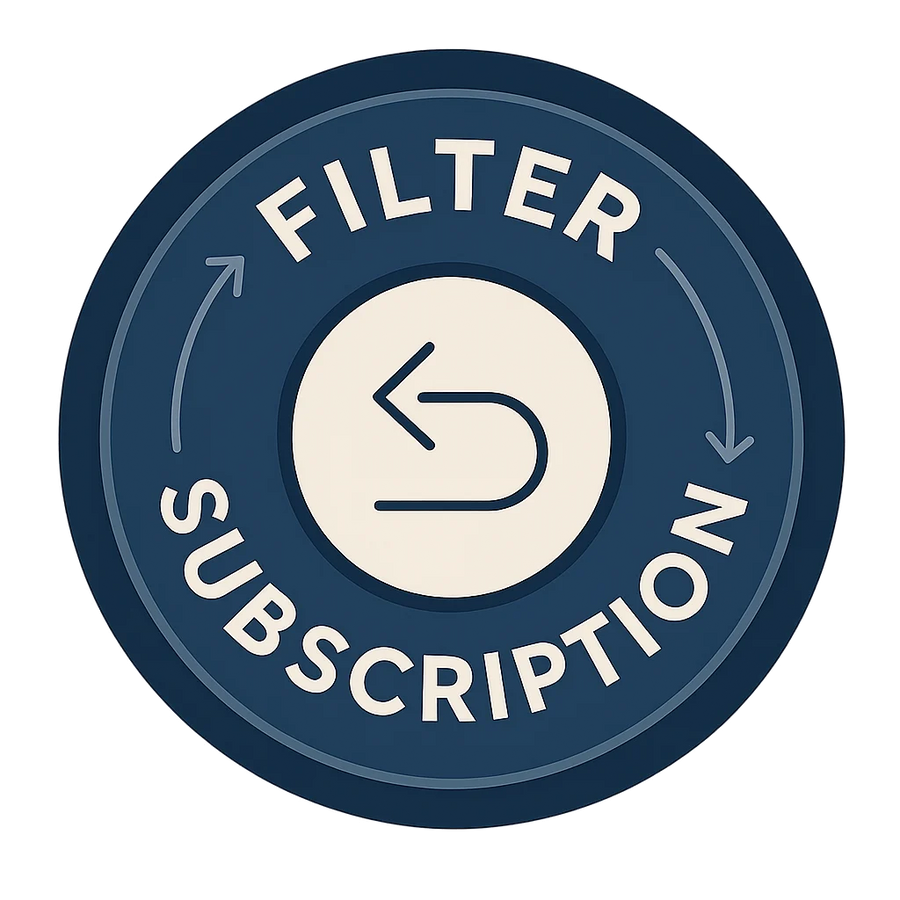 Never think about filters again