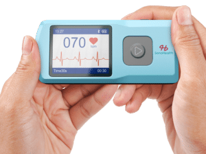 ekg in hands photo