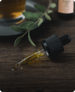 castor oil on face