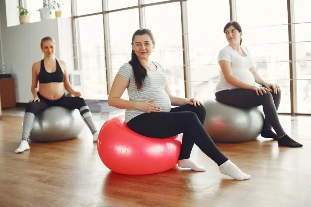 pregnancy ball exercises